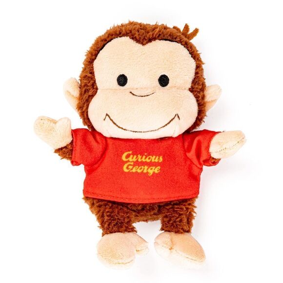 KIDS PREFERRED Curious George Cuteeze Monkey Stuffed Animal Plush Red Shirt Toy - Picture 1 of 7